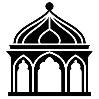 Cami. Web simgesi basit tasarım