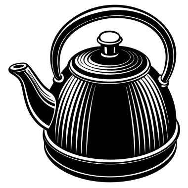 Çaydanlık simgesi, basit tarzı