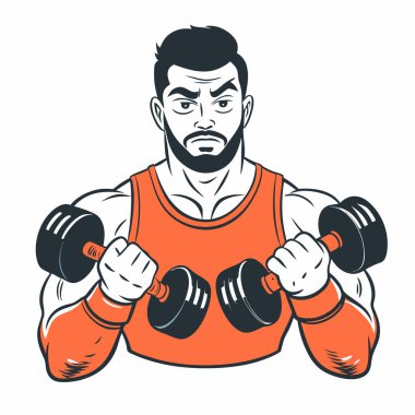 spor olarak güçlü bir adam