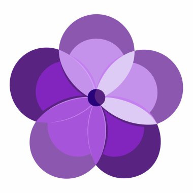 beyaz arkaplanda mor çiçekler