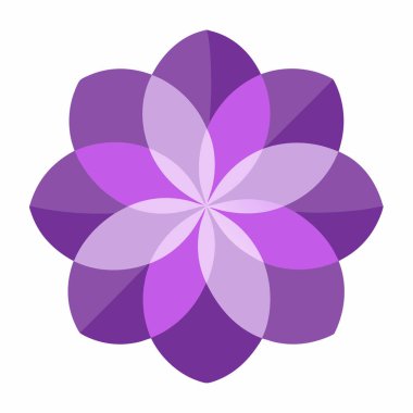 Çiçek ikonu. düz dizayn biçimi 10