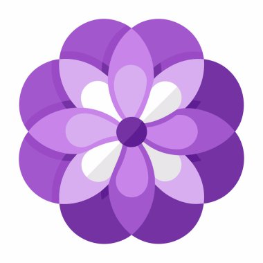 çiçek süslemesi izole edilmiş simge