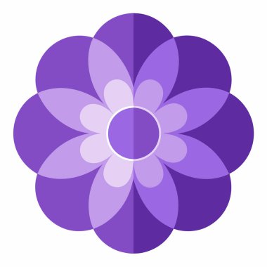 çiçek simgesi vektör illüstrasyonu