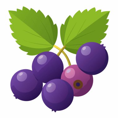 Üzümler taze meyve ikonu