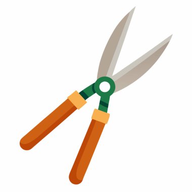 Bahçe aletleri simgesi, çizgi film biçimi