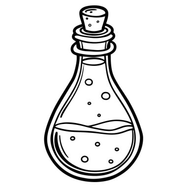 çizgi film doodle bilimsel deney