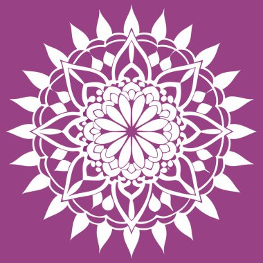 Vektör çizimi. Güzel mandala..
