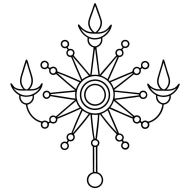 Hint diwali simgesi, taslak biçimi