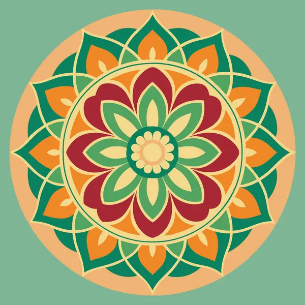 Vektör mandala. Doğulu süsü.