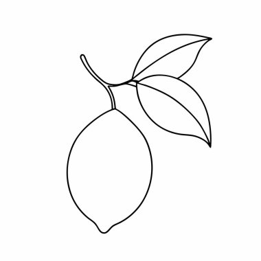 mango meyve simgesi, çizgi biçimi