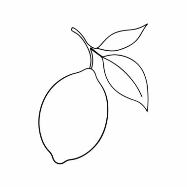 mango tropikal meyve çizgisi ve tarzı