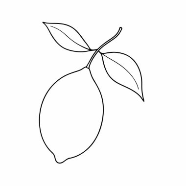 mango meyve simgesi, çizgi biçimi