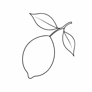 mango simgesi, ince çizgi çizimi