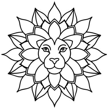 Vektör el çizimi çizimi çizimi. boyama kitabı sayfası.