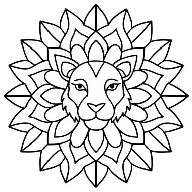 Aslan şeklinde aslan..