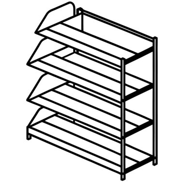 Boş raf simgesi, anahat stili