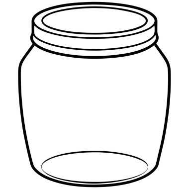 Bir kavanoz lezzetli yemek.