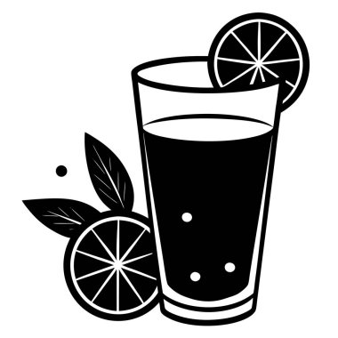 izole edilmiş limon suyu tasarımı