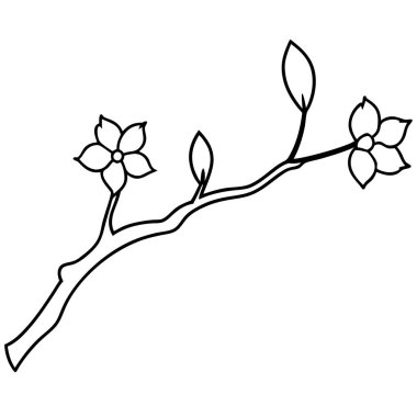 beautiful flower with leaves isolated icon vector illustration design