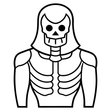 İnsan iskelet simgesi, özet biçimi