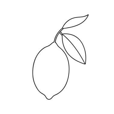 Çizgi mango meyvesi çiziyor