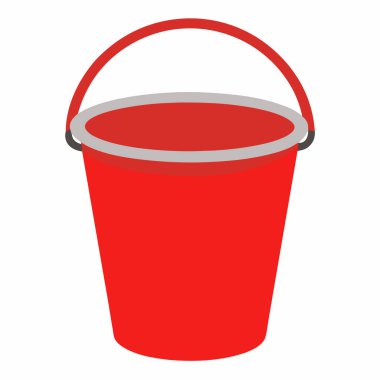 Kırmızı kovalı kova.