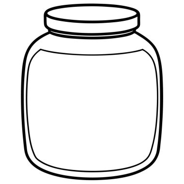 Mason kavanozu simgesi, özet biçimi