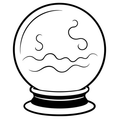 Bir su topunun vektör çizimi