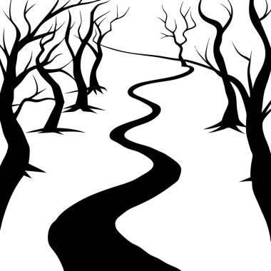 Kara Ormanlı Ağaçlar