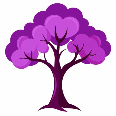 Ağaç simgesi. vektör illüstrasyonu.