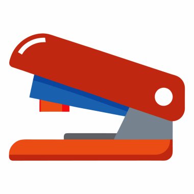 ofis kağıt ataç simgesi düz biçimli