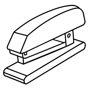 Bir masa lambasının çizgi çizimi