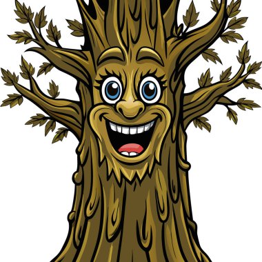 Çizgi film çiziminin vektör çizimi. Taçlı çizgi film başı.