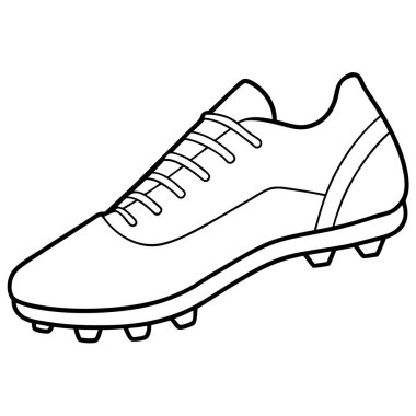 futbol ayakkabıları izole vektör simgesi kolayca düzenleyebilir ya da değiştirebilir