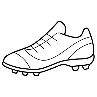 futbol ayakkabıları simgesi vektör çizimi illüstrasyonu