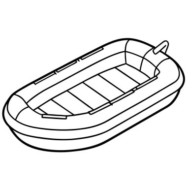 Teknenin vektör illüstrasyonu