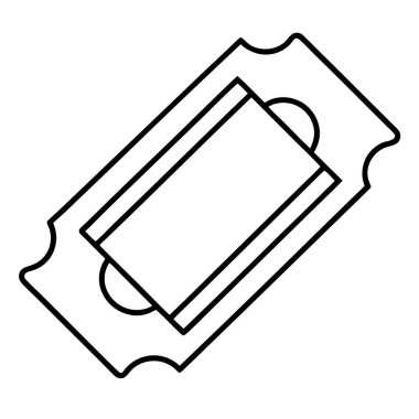Bir kitap simgesinin vektör illüstrasyonu