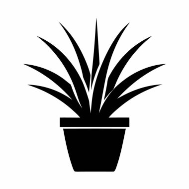 saksı bitkisi izole edilmiş ikon vektör illüstrasyon tasarımı