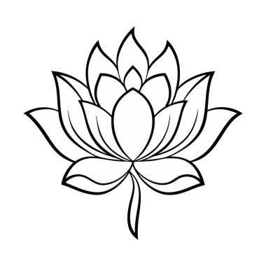 çiçek mandala ikon vektör illüstrasyonu