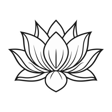 çiçek nilüfer ikonu, özet biçimi