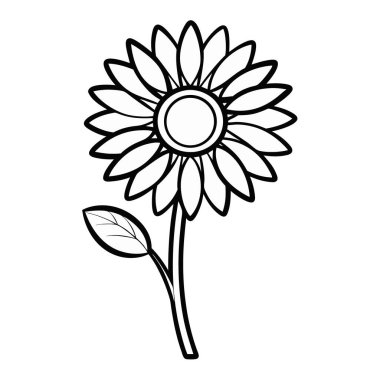güzel çiçek izole simgesi