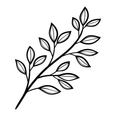 Yapraklar bitki doğa simgesi