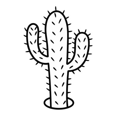 Tenceredeki kaktüs bitkisi