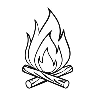 Şenlik ateşi çizgi filmi