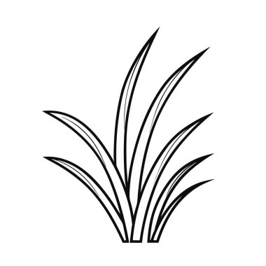 tropikal bitki simgesi, özet biçimi