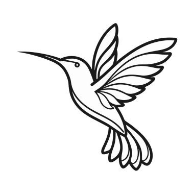 kuşun vektör illüstrasyonu