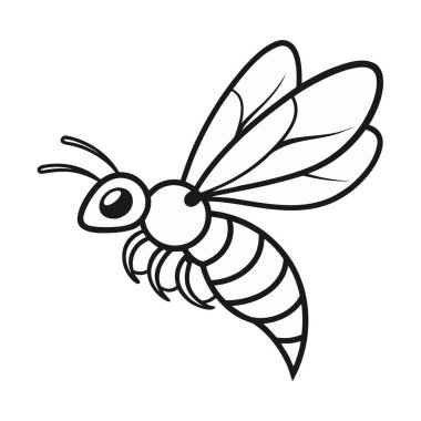 Arı simgesi, anahat stili