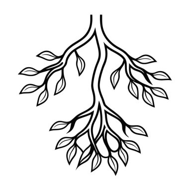 dal ağacı izole edilmiş simgesi