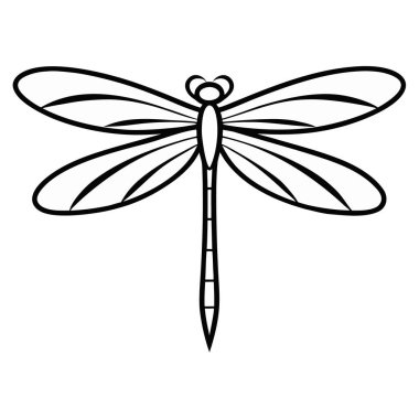 Yusufçuk böcek ikonu. Beyaz arkaplanda izole edilmiş web tasarımı için yusufçuk böceği vektör simgesi