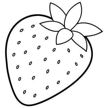 Karpuz meyve ikonu ana hatlarıyla